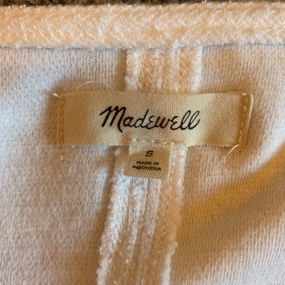 Madewell textured top. White. Size small - Picture 3 of 4